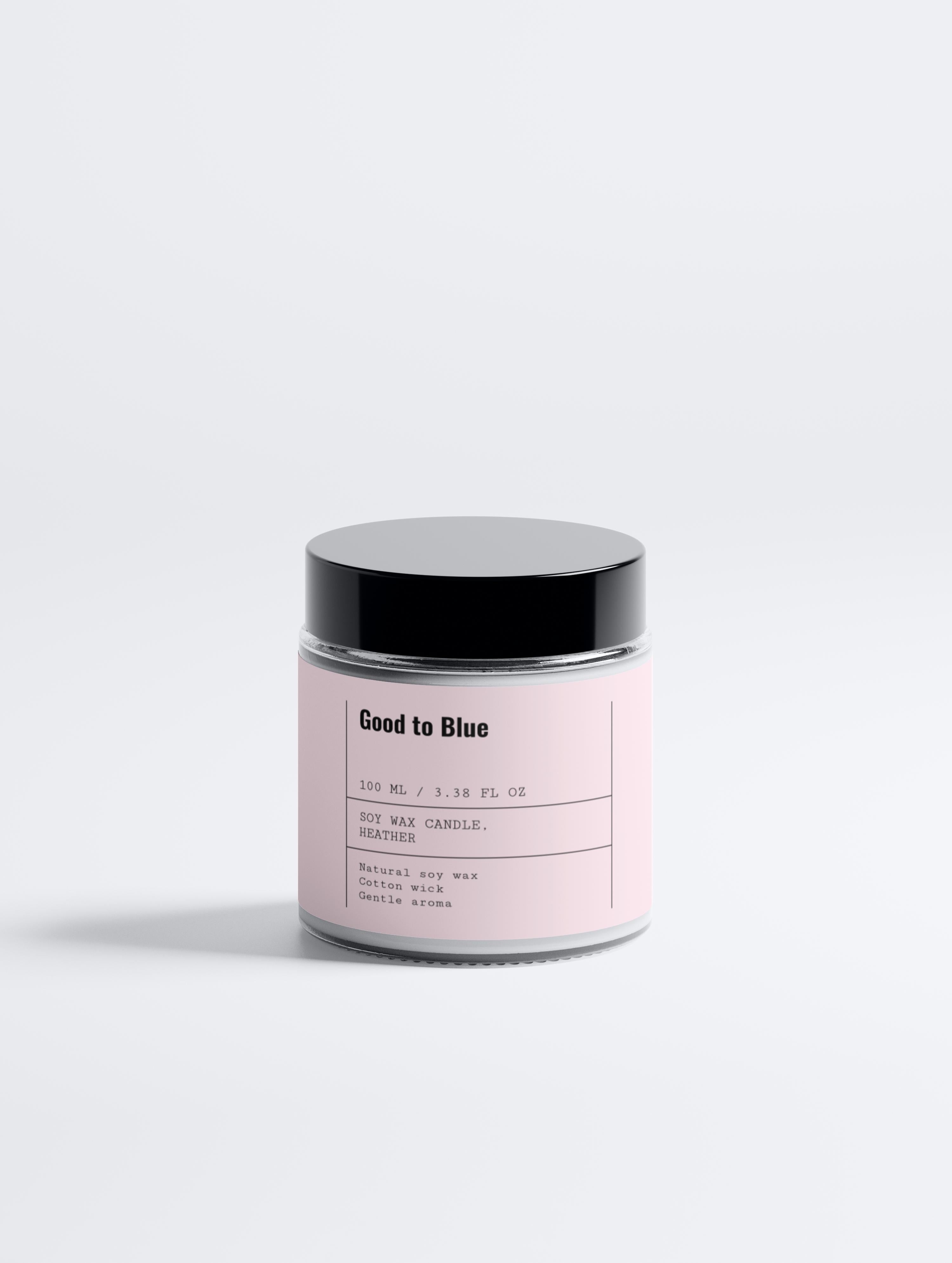 Soy Wax Candle, Heather, 100ml - Good to Blue