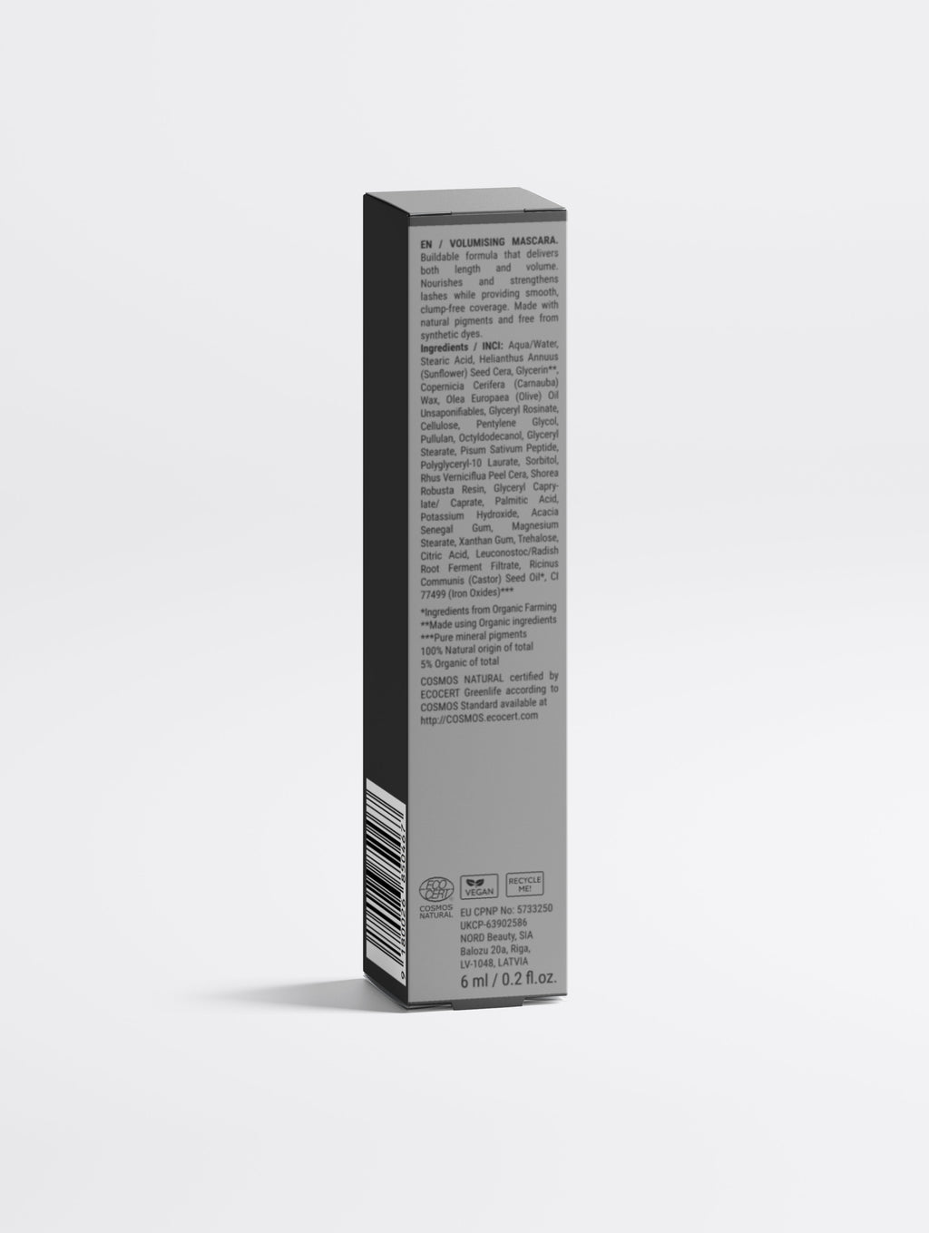 Lengthening & Volumising Mascara, 6ml