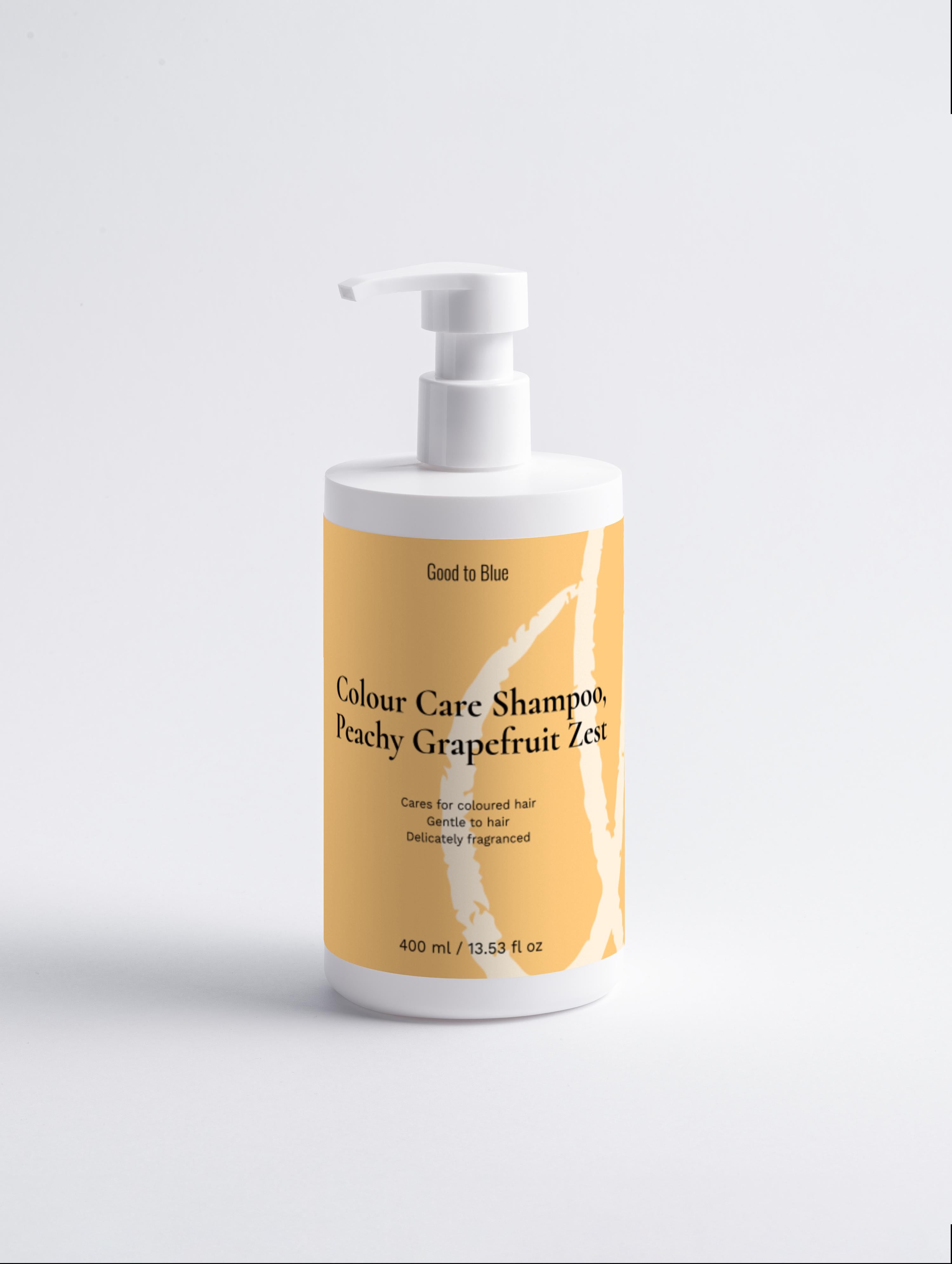 Colour Care Shampoo, Peachy Grapefruit Zest, 400ml - Good to Blue