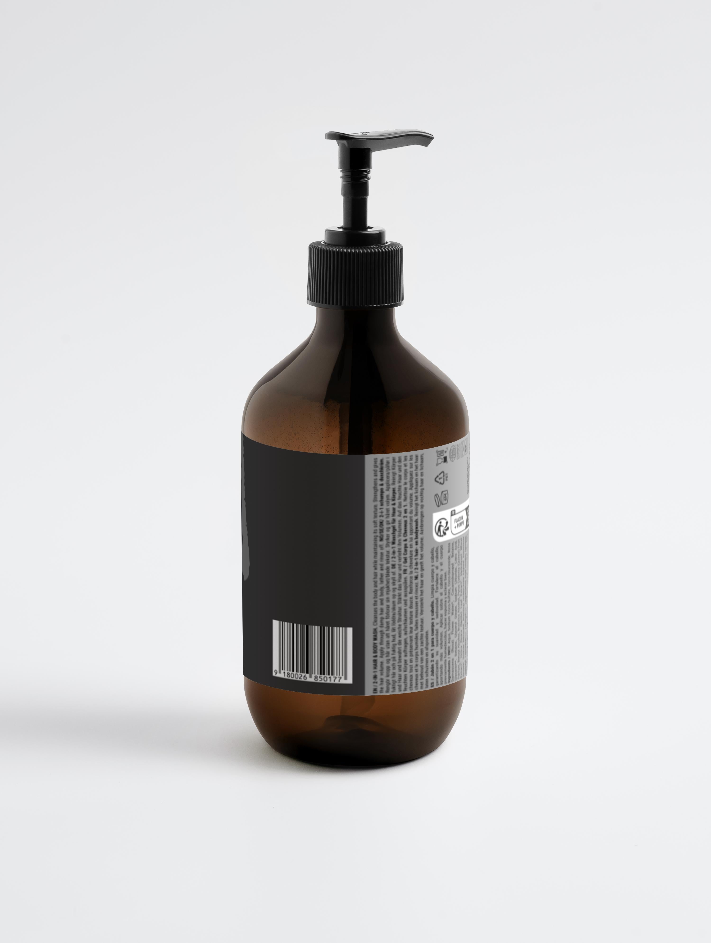 2-in-1 Hair & Body Wash for men, 490 ml - Good to Blue