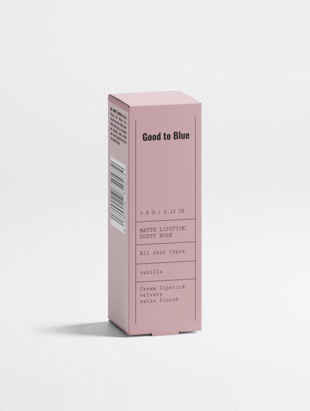 Matte Lipstick, Dusty Rose, 3.8g