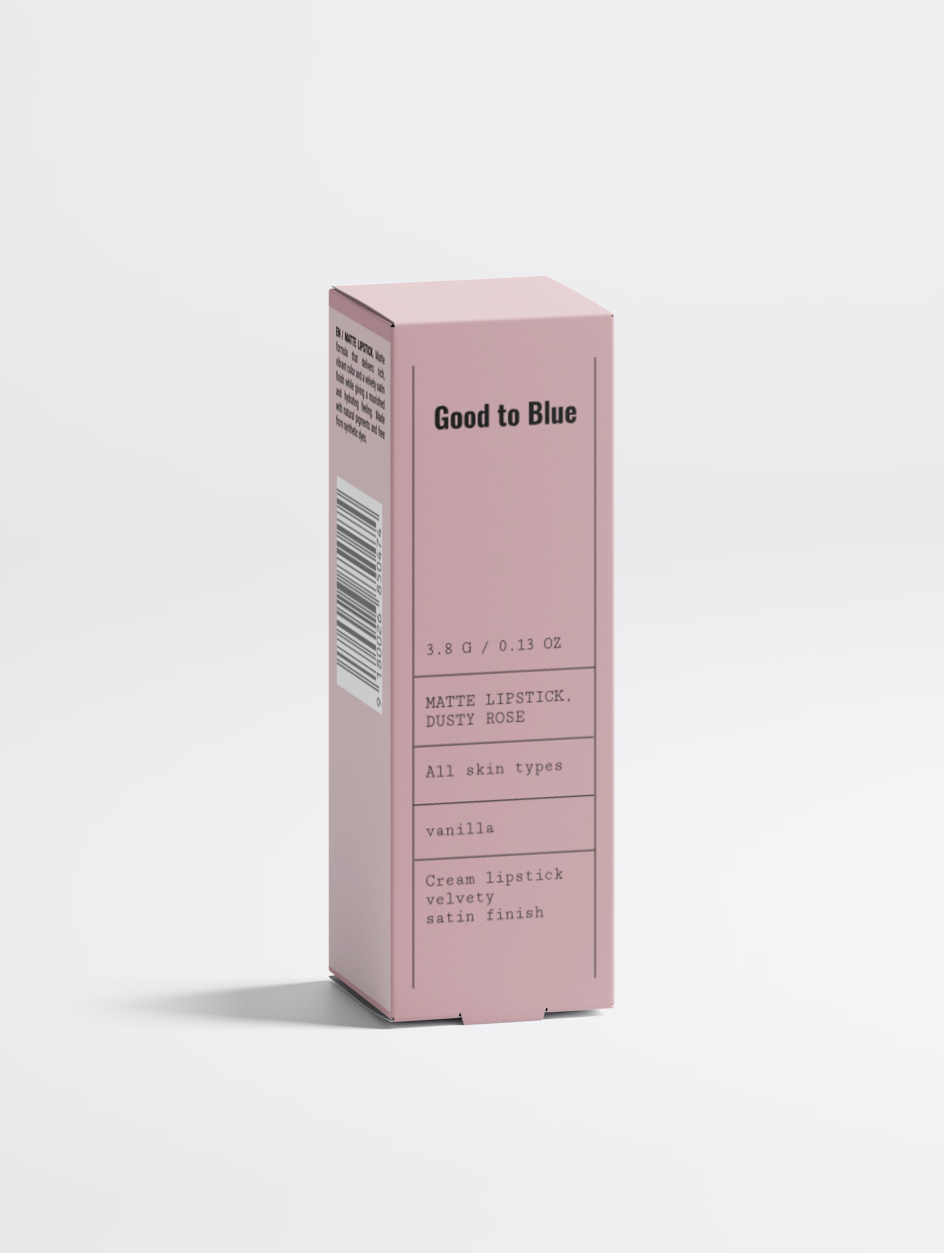 Matte Lipstick, Dusty Rose, 3.8g