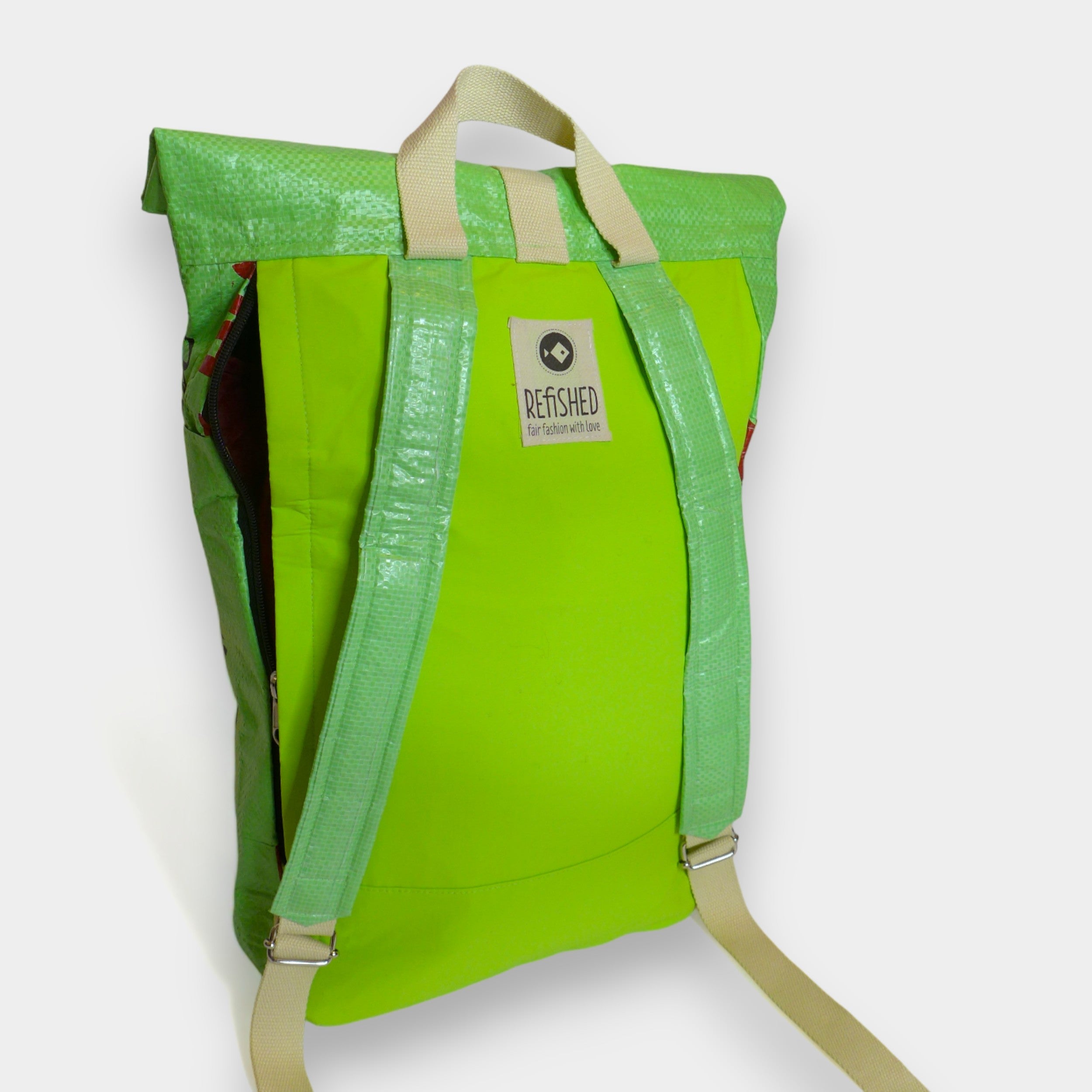 BACKPACK | Nachhaltiger Rucksack in grün - Good to Blue