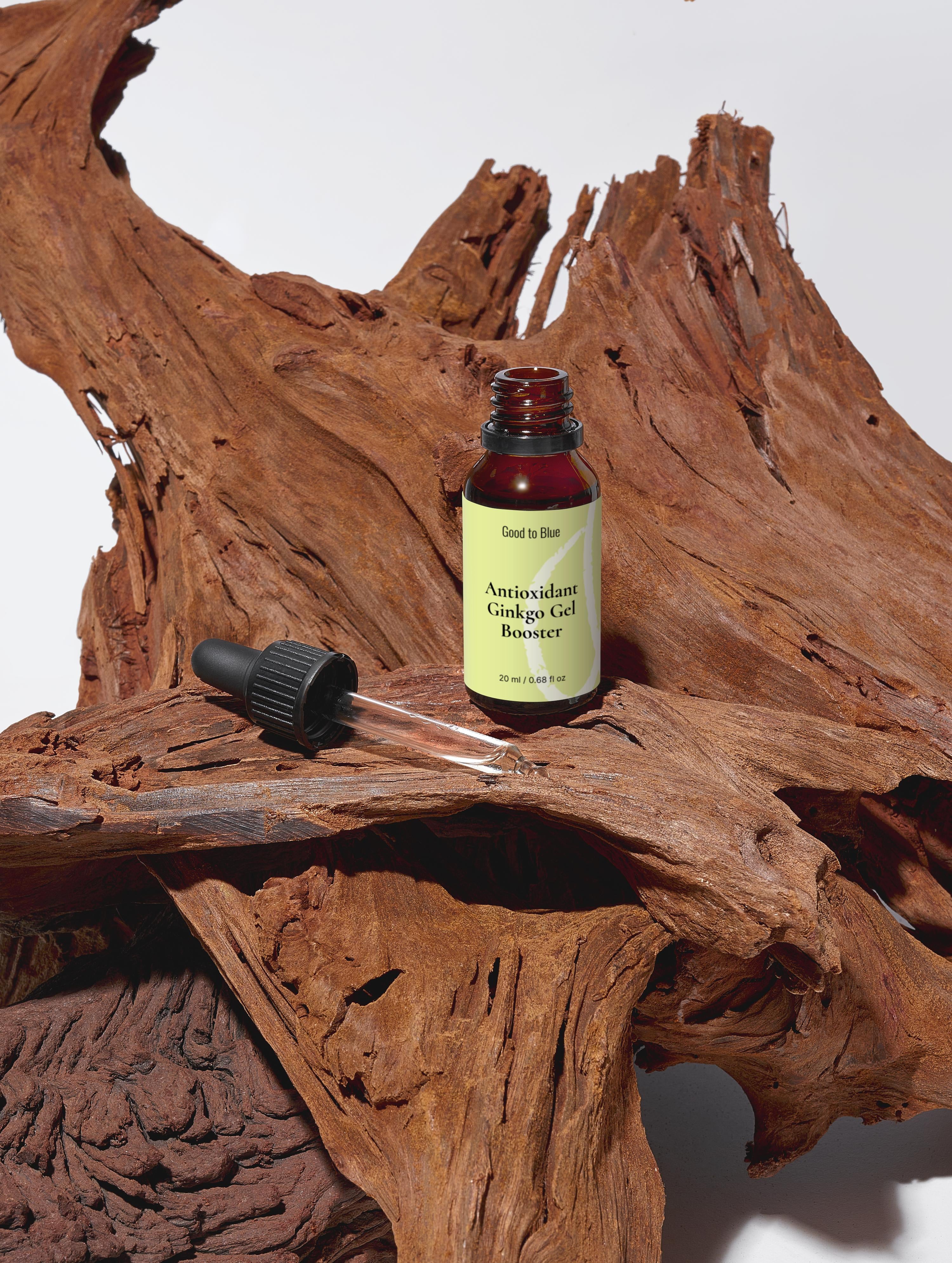 Antioxidant Ginkgo Gel Booster, 20 ml - Good to Blue
