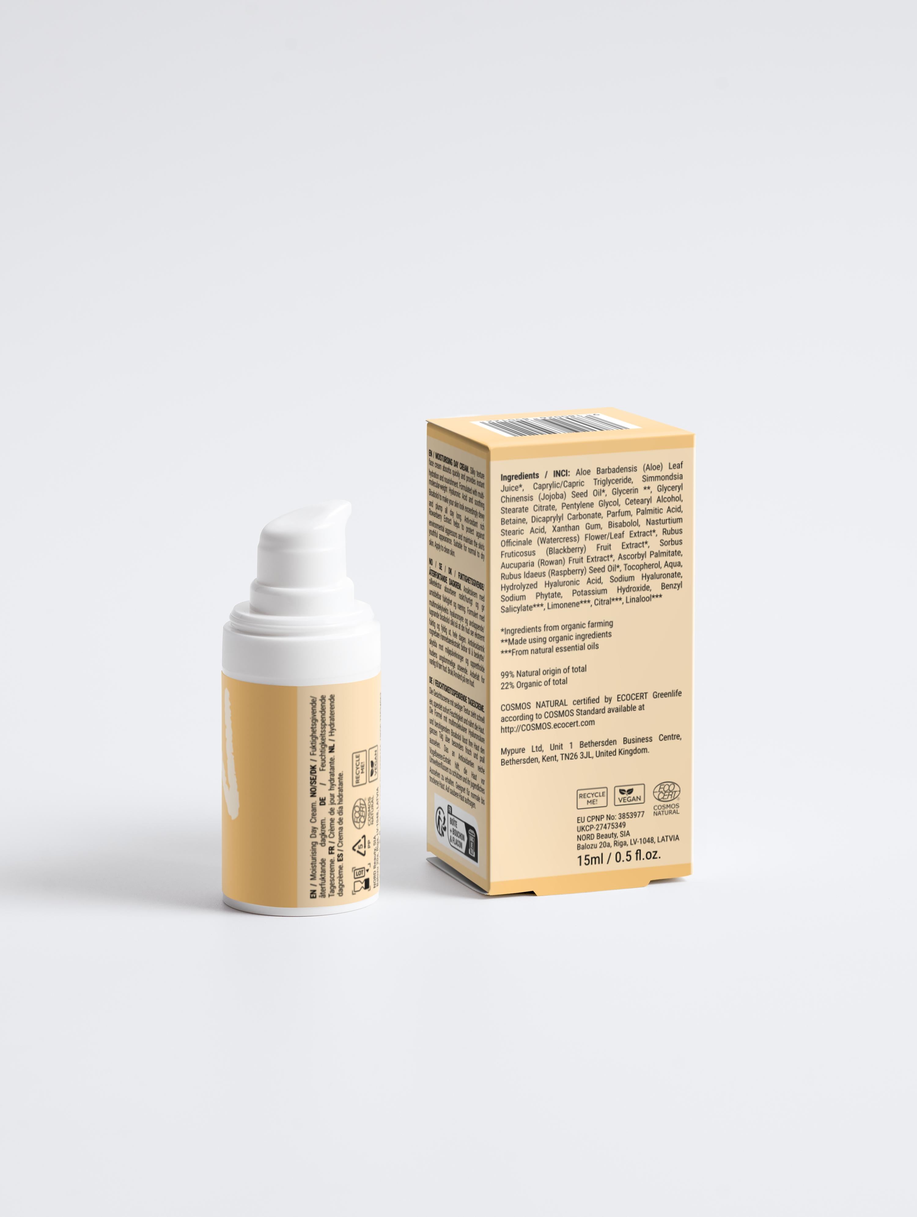 Moisturising Day Cream, 15 ml - Good to Blue