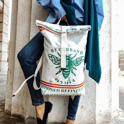 BACKPACK | Nachhaltiger Rucksack in weiß