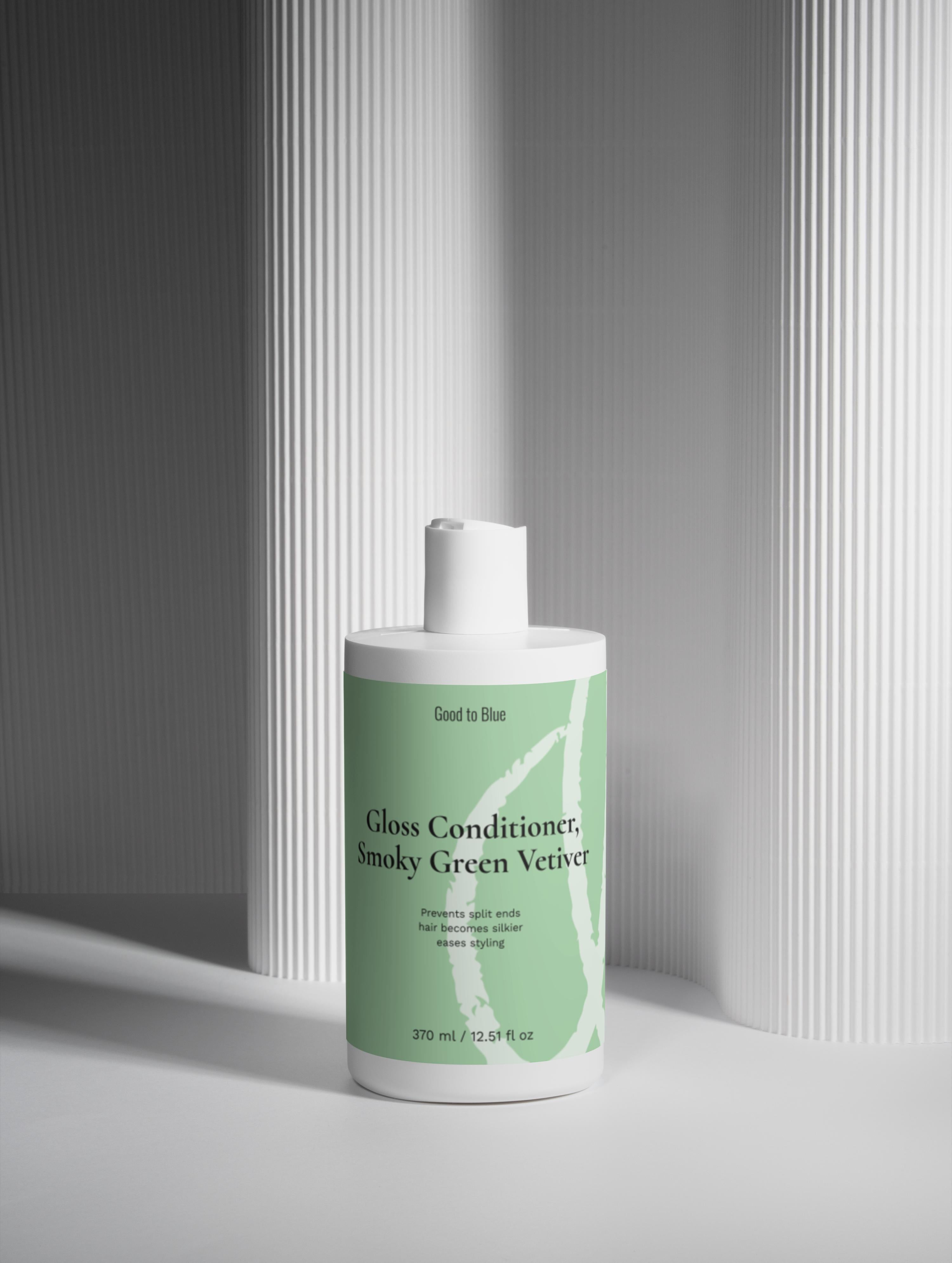 Gloss Conditioner, Smoky Green Vetiver, 370ml - Good to Blue