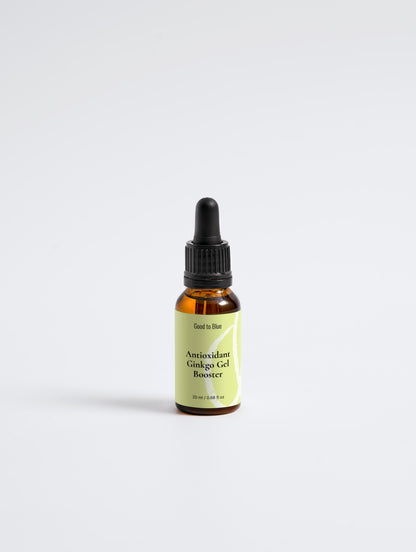 Antioxidant Ginkgo Gel Booster, 20 ml - Good to Blue