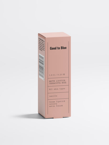 Matte Lipstick, Terracotta Nude, 3.8g