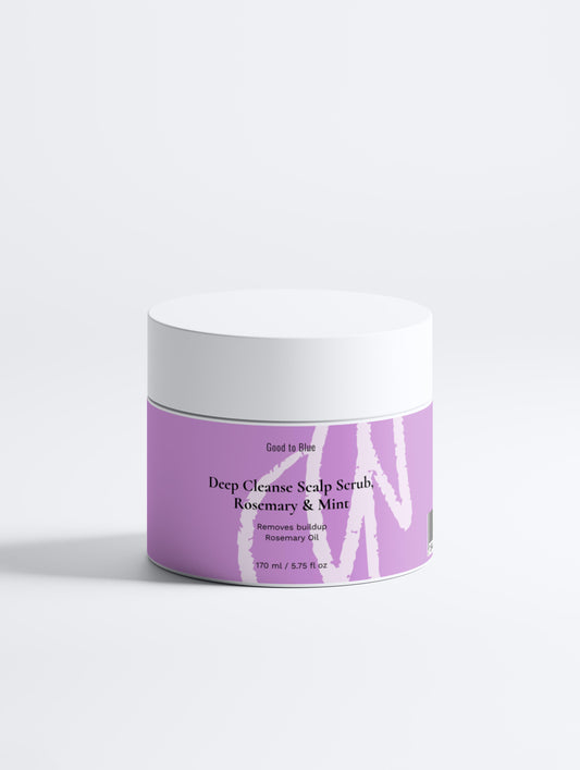 Deep Cleanse Scalp Scrub, Rosemary & Mint, 170ml