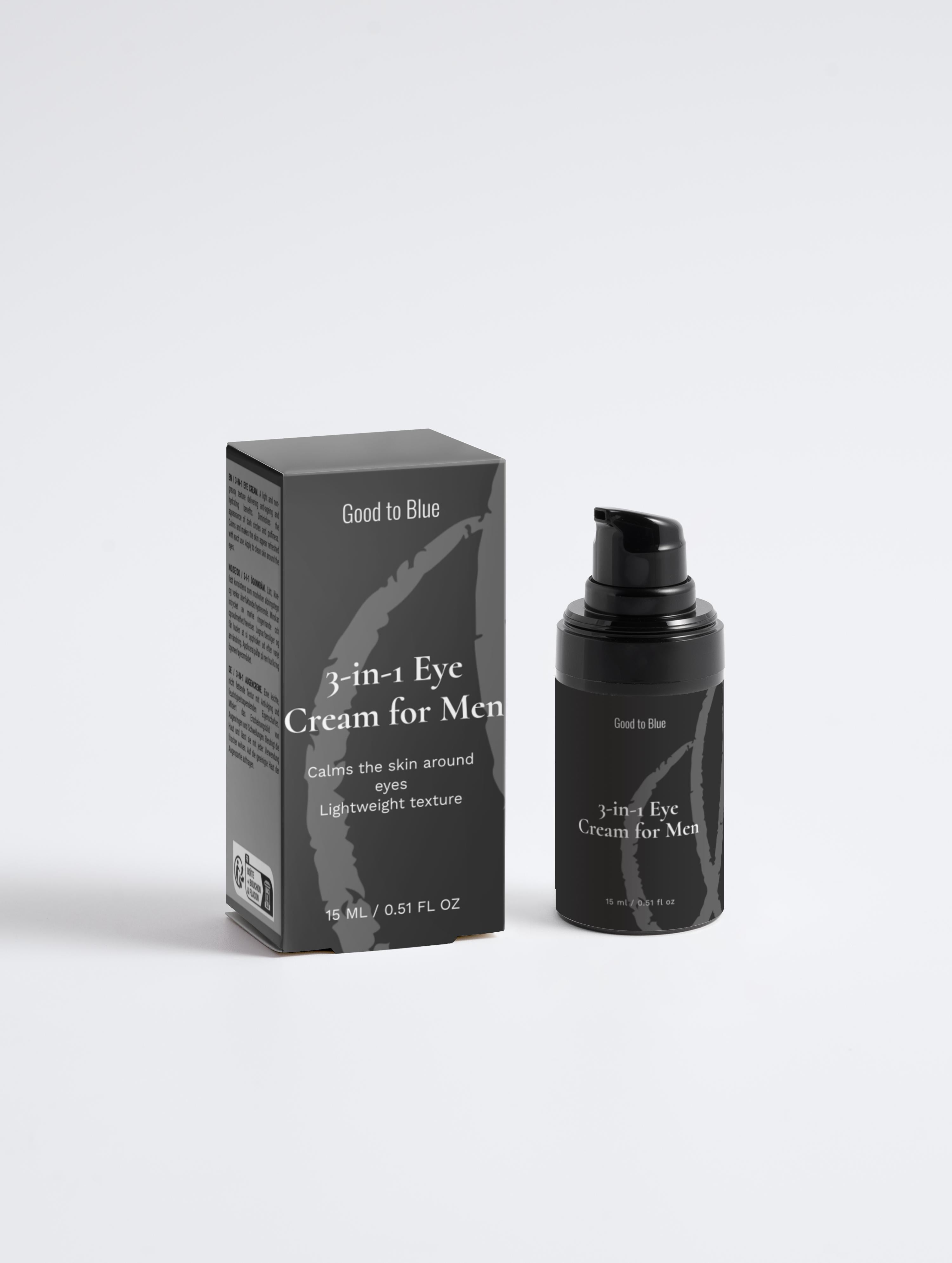3-in-1 Eye Cream for Men, 15ml - Good to Blue