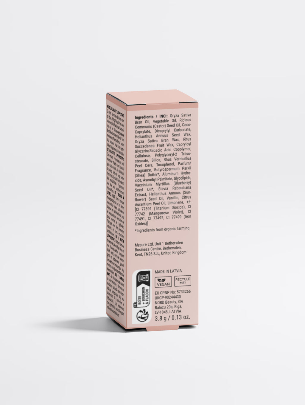 Matte Lipstick, Terracotta Nude, 3.8g