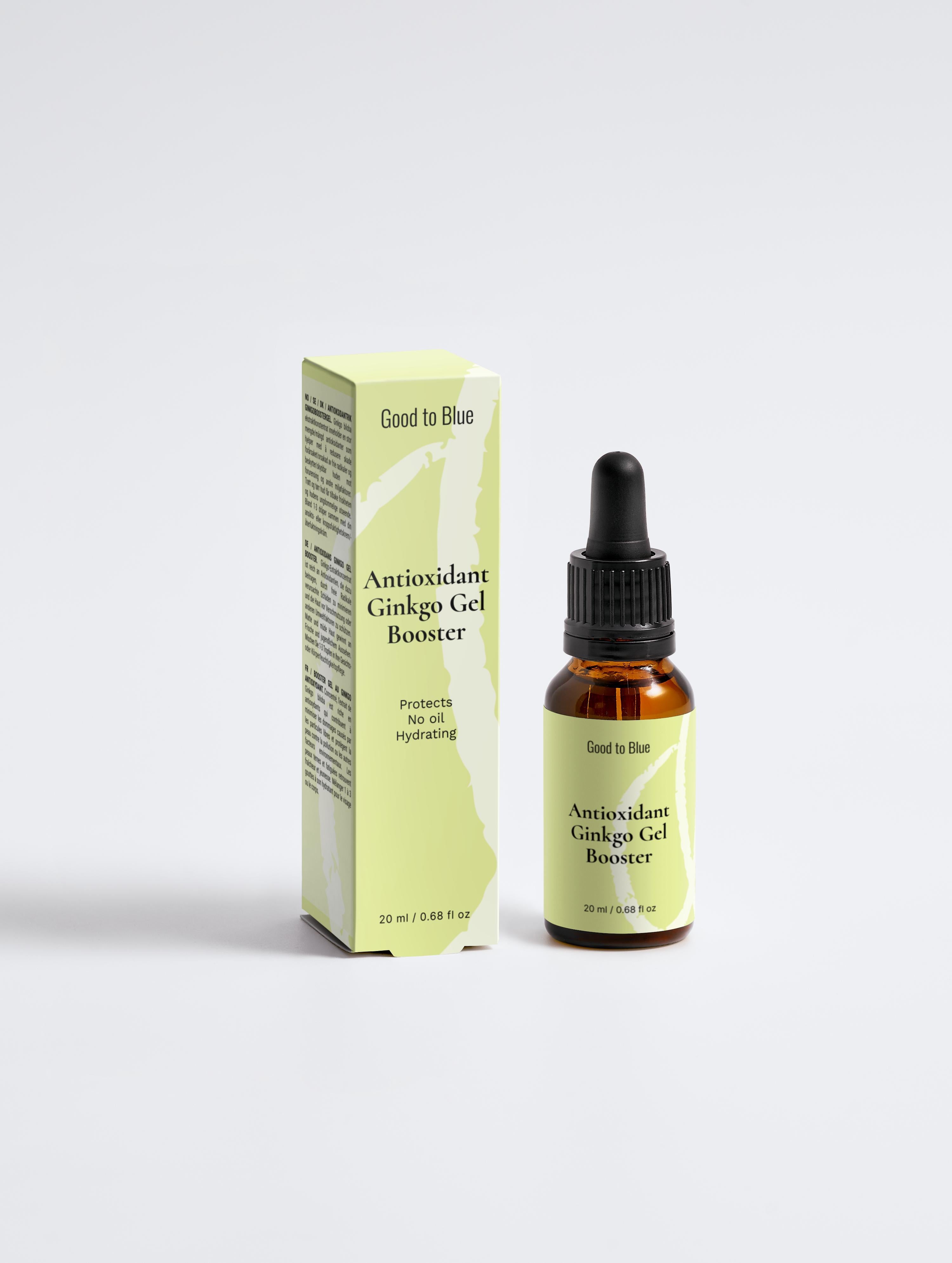 Antioxidant Ginkgo Gel Booster, 20 ml - Good to Blue