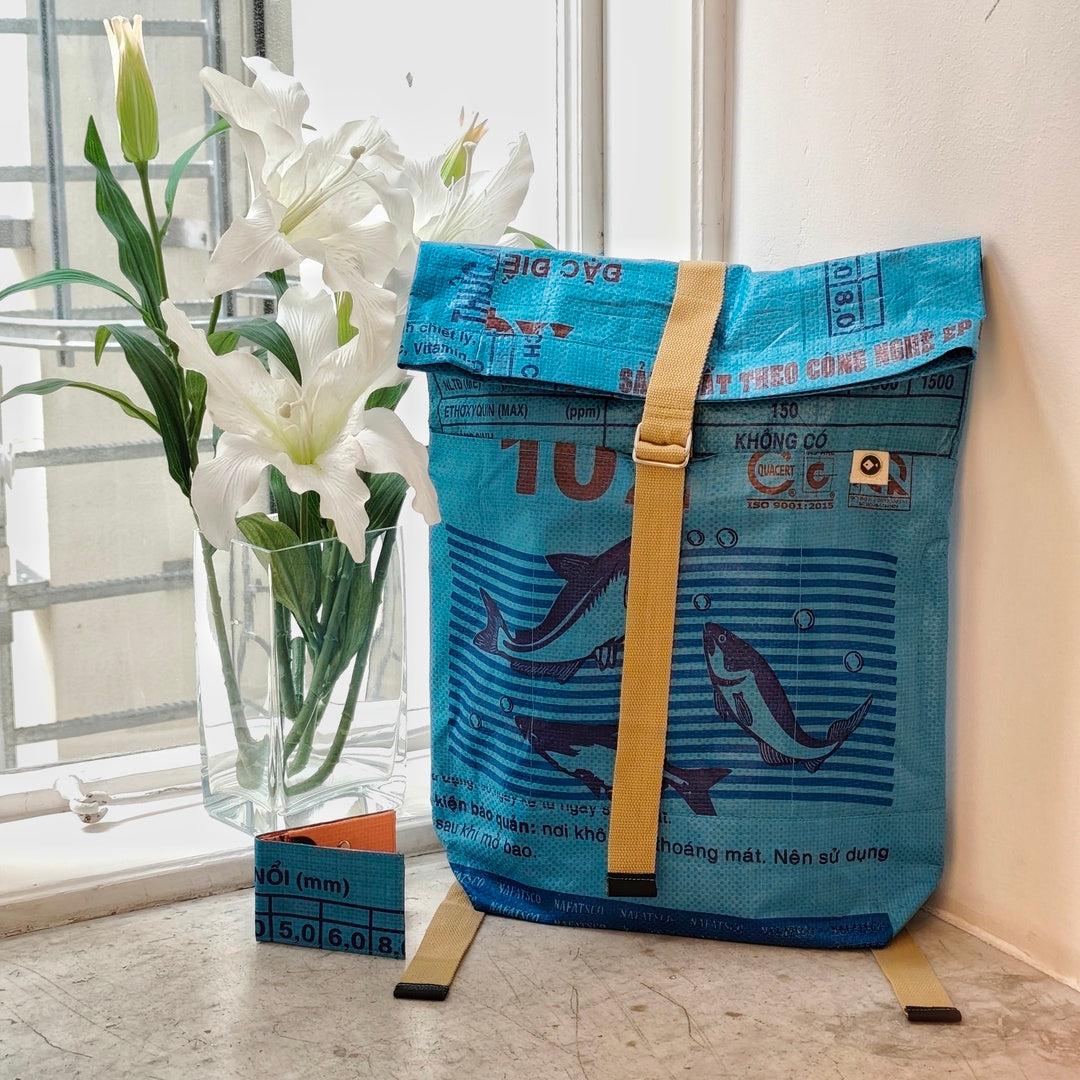 BACKPACK | Nachhaltiger Rucksack in blau - Good to Blue