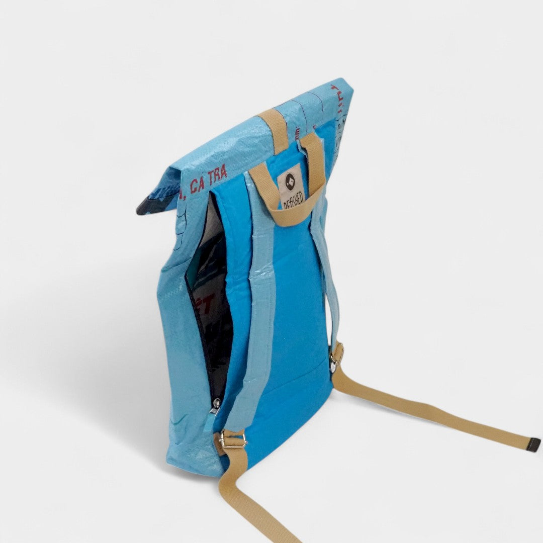 BACKPACK | Nachhaltiger Rucksack in hellblau - Good to Blue