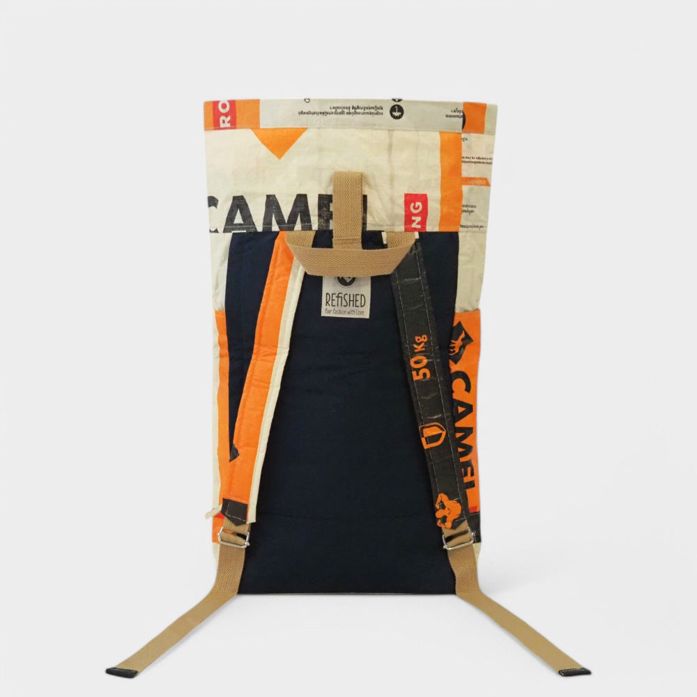 BACKPACK | Nachhaltiger Rucksack in beige-orange - Good to Blue