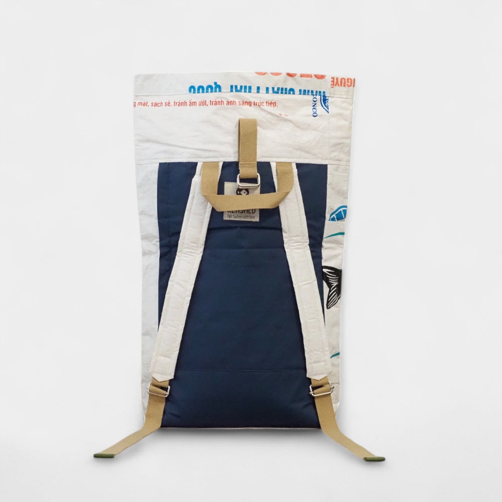 BACKPACK | Nachhaltiger Rucksack in weiß - Good to Blue