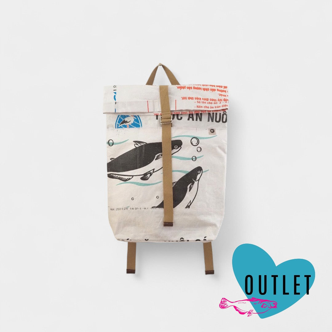 BACKPACK | Nachhaltiger Rucksack in weiß - Good to Blue