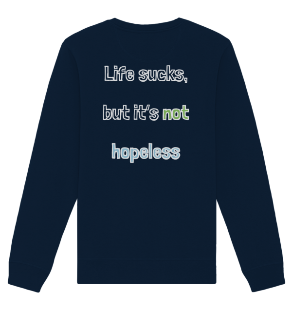 Hope - Organic Basic Unisex Sweatshirt - Image 5