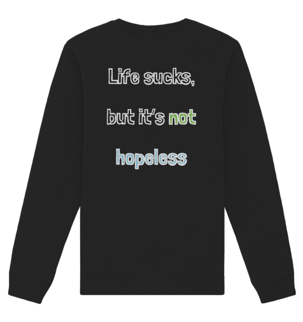 Hope - Organic Basic Unisex Sweatshirt - Image 2