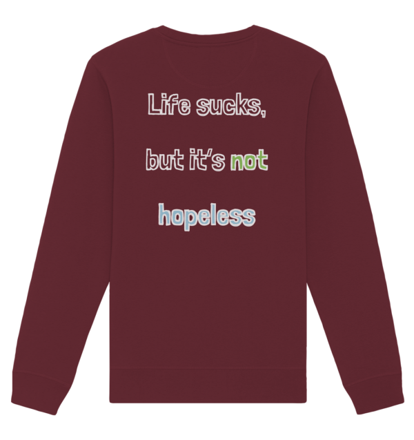 Hope - Organic Basic Unisex Sweatshirt - Image 3