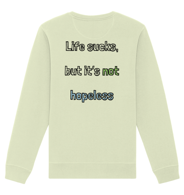 Hope - Organic Basic Unisex Sweatshirt - Image 7