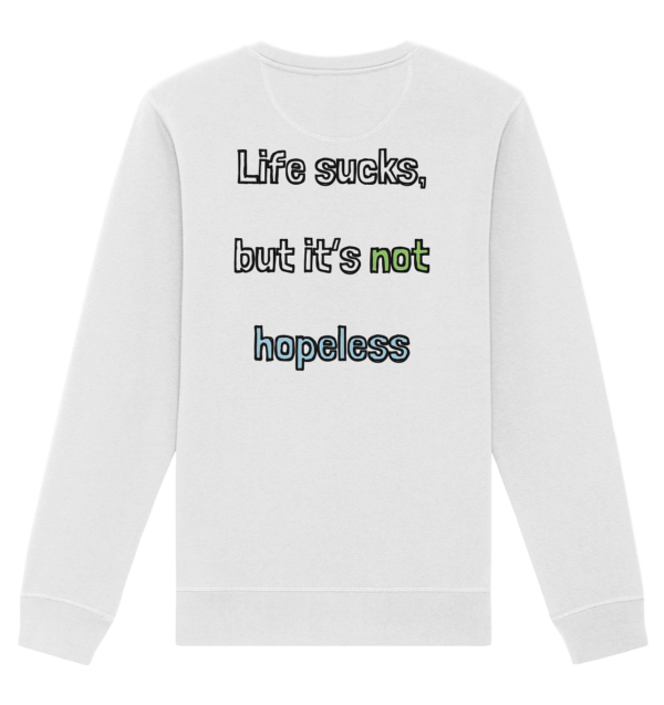 Hope - Organic Basic Unisex Sweatshirt - Image 8