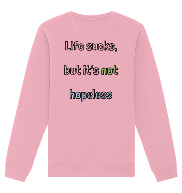 Hope - Organic Basic Unisex Sweatshirt - Image 4