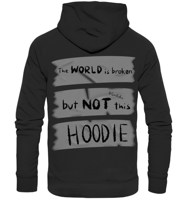 Broken - Organic Hoodie - Image 3