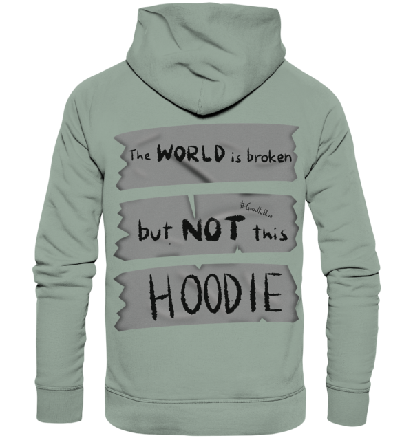 Broken - Organic Hoodie - Image 2