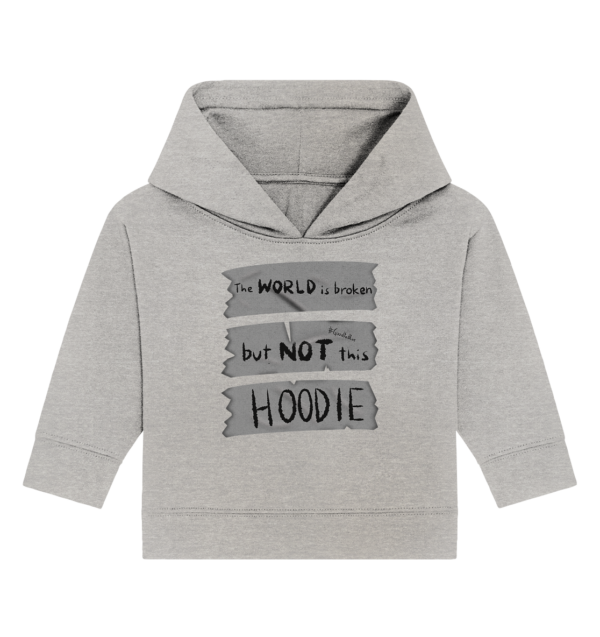 Broken - Baby Organic Hoodie - Image 2