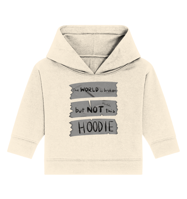 Broken - Baby Organic Hoodie - Image 3