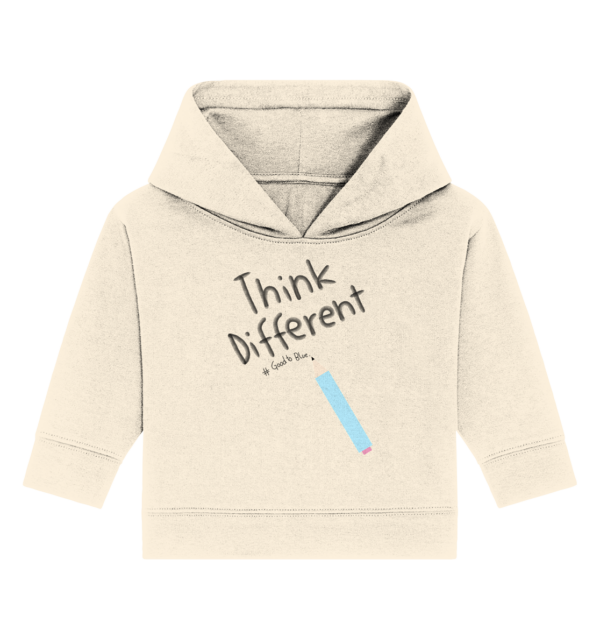 Think Different - Baby Organic Hoodie - Image 3