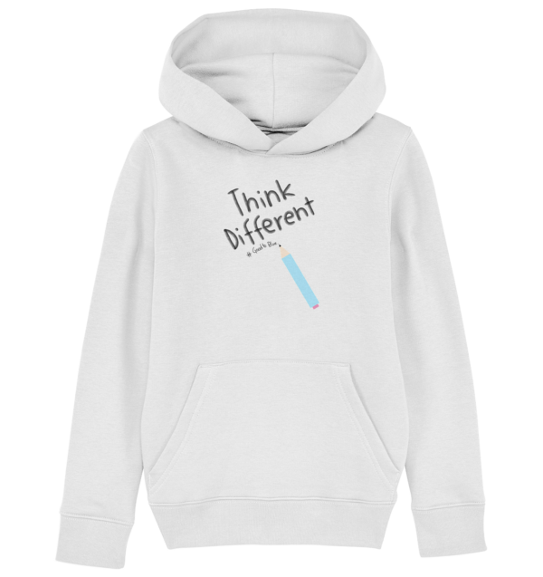 Think Different - Kids Organic Hoodie - Image 8