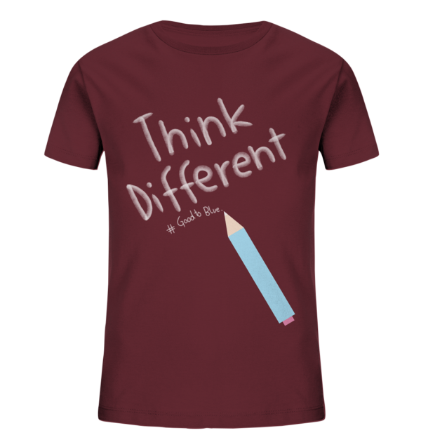 Think Different - Kids Organic Shirt - Image 3