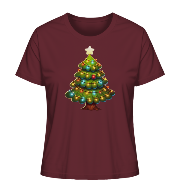 Christmas - Ladies Organic Shirt - Image 2