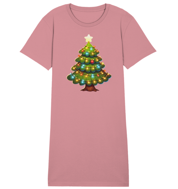 Christmas - Ladies Organic Shirt Dress - Image 2