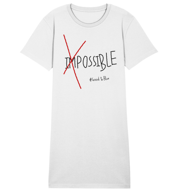 (Im)possible - Ladies Organic Shirt Dress - Image 5