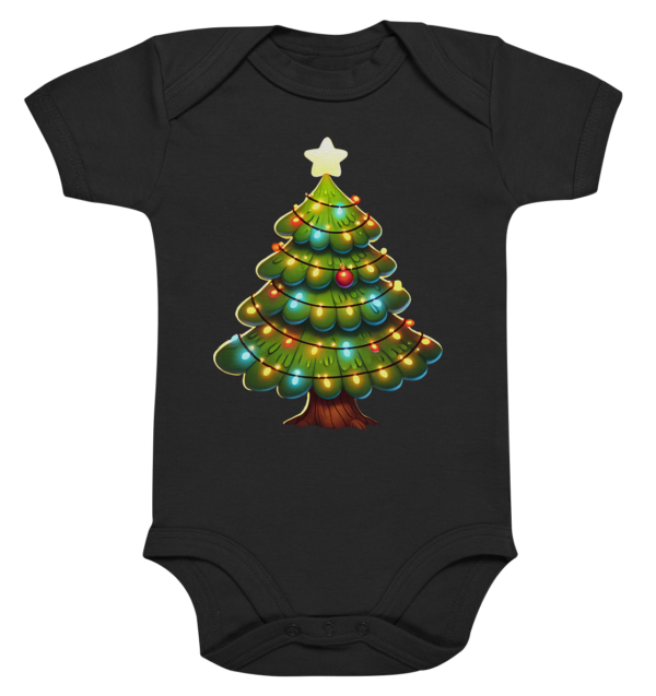 Christmas - Organic Baby Bodysuit - Image 2