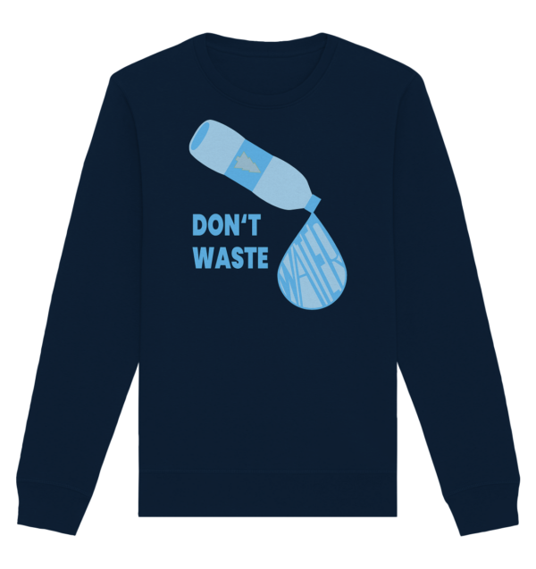 Water - Organic Basic Unisex Sweatshirt - Image 5