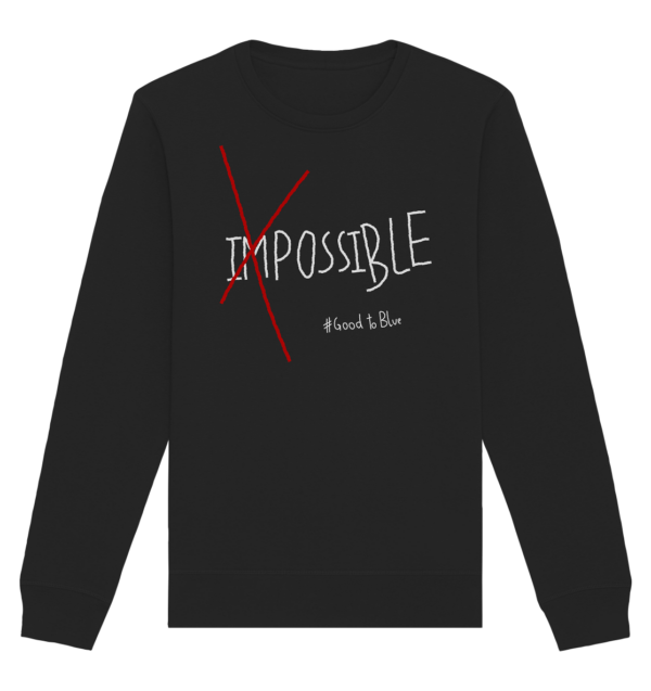 (Im)possible - Organic Basic Unisex Sweatshirt - Image 2