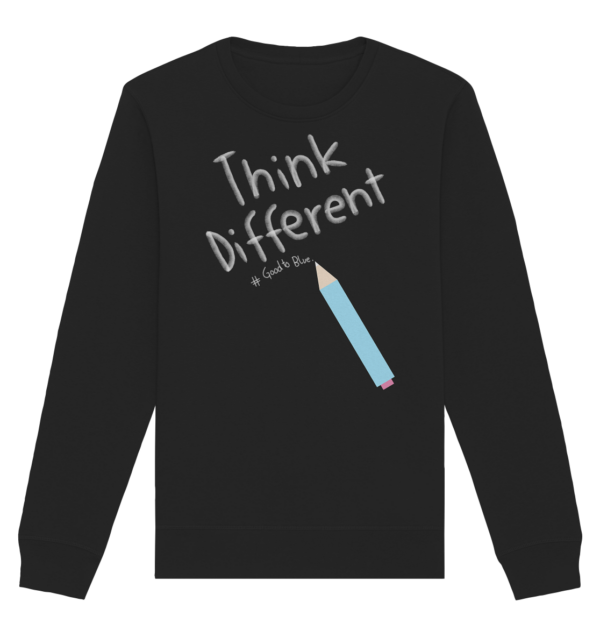 Think Different - Organic Basic Unisex Sweatshirt - Image 2