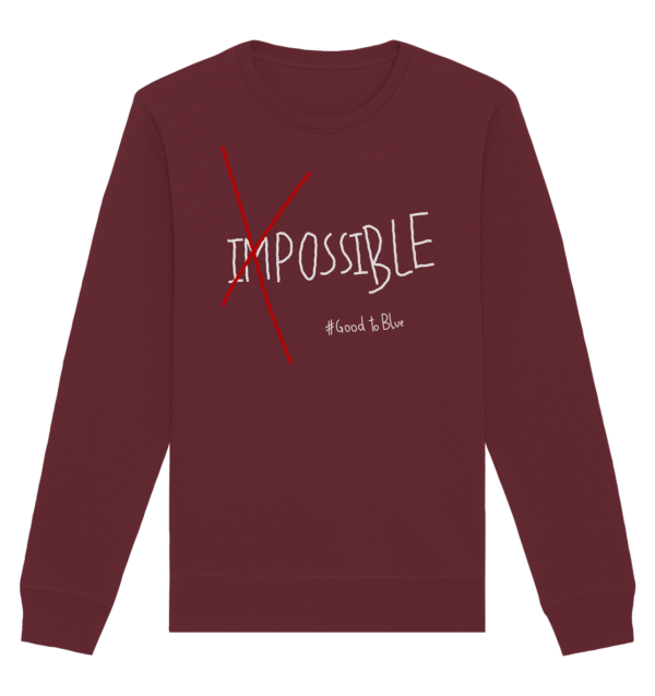 (Im)possible - Organic Basic Unisex Sweatshirt - Image 3