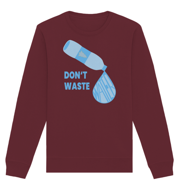 Water - Organic Basic Unisex Sweatshirt - Image 2