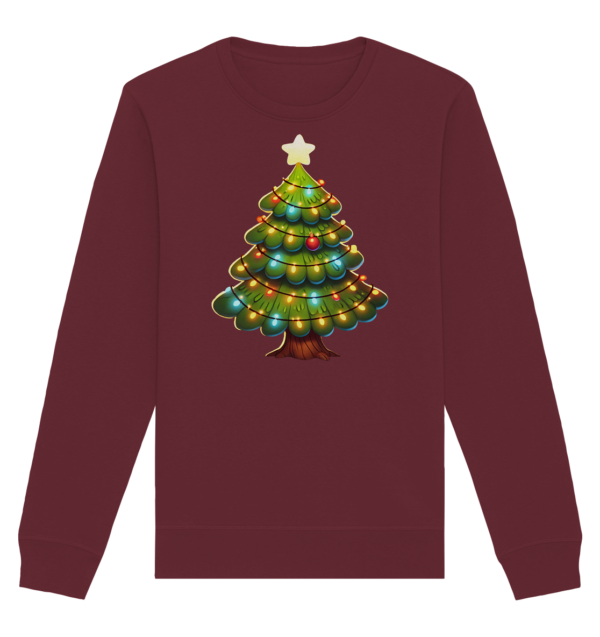 Christmas - Organic Basic Unisex Sweatshirt - Image 3