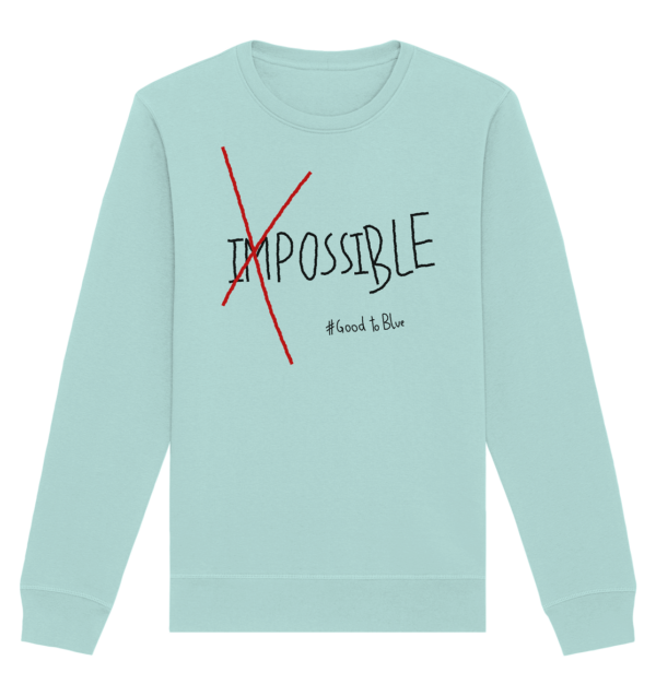 (Im)possible - Organic Basic Unisex Sweatshirt - Image 4