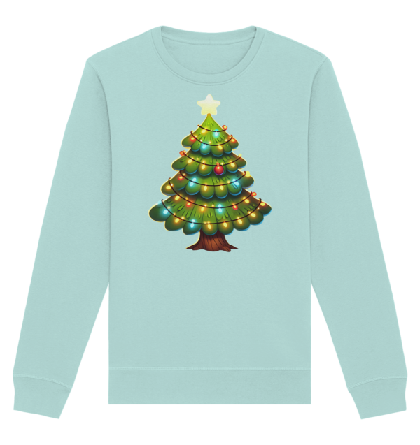 Christmas - Organic Basic Unisex Sweatshirt - Image 5