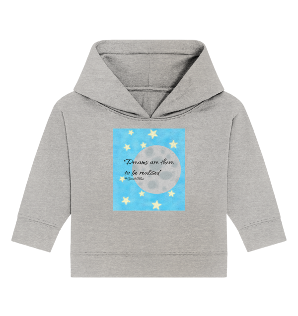 Moon - Baby Organic Hoodie - Image 3